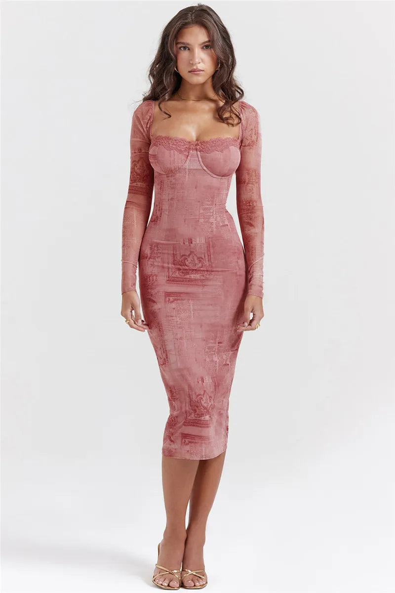 Velvet Echo Dress