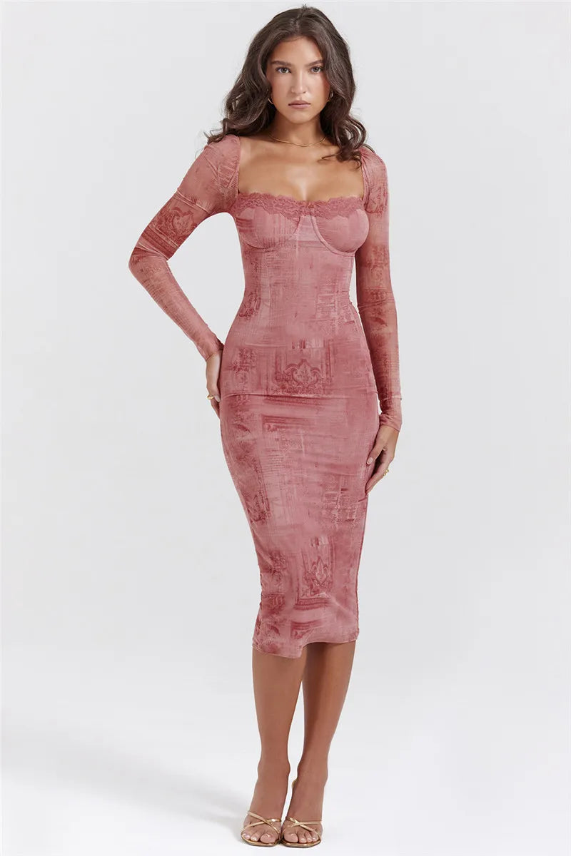 Velvet Echo Dress