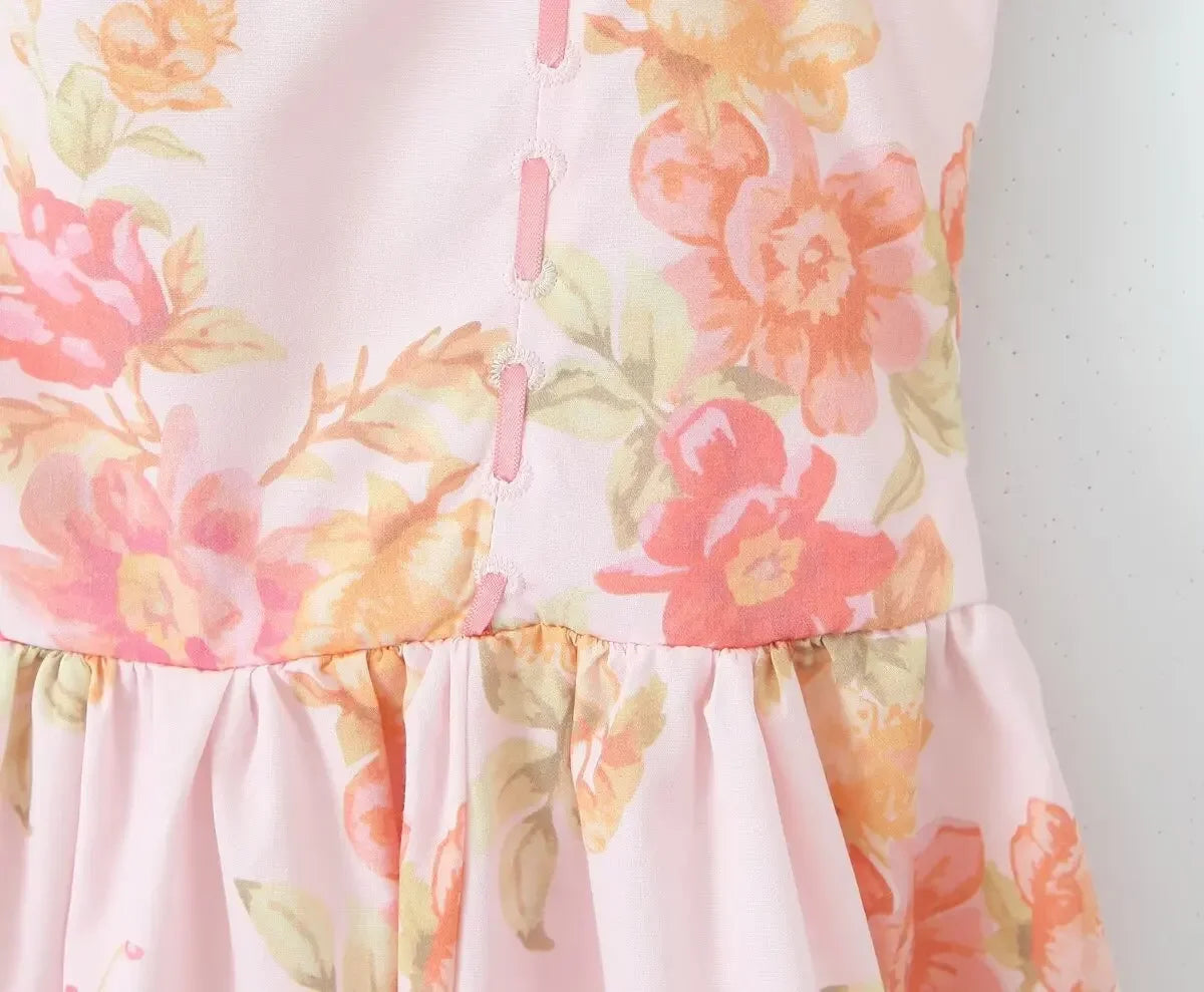 Rosé Garden Dress