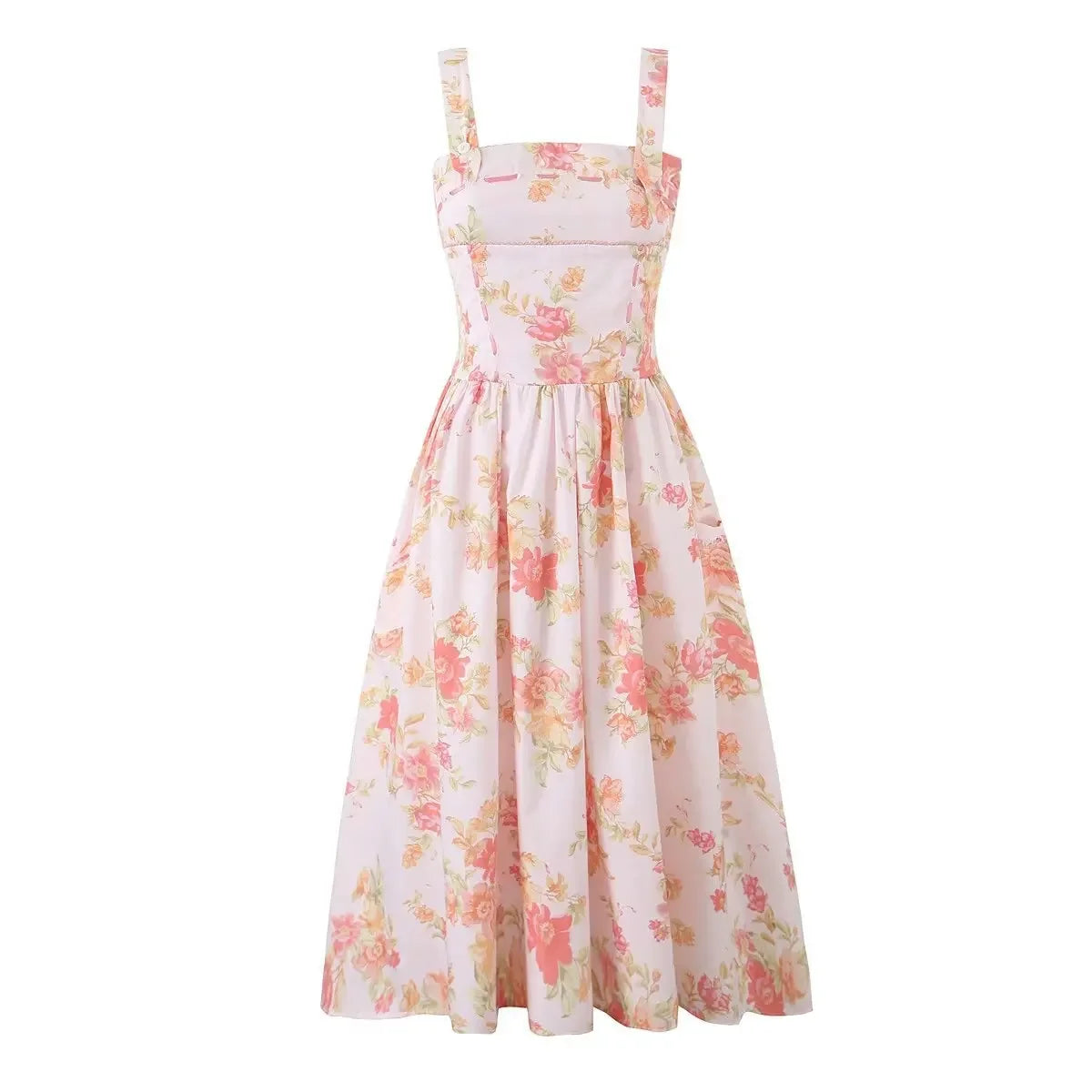 Rosé Garden Dress