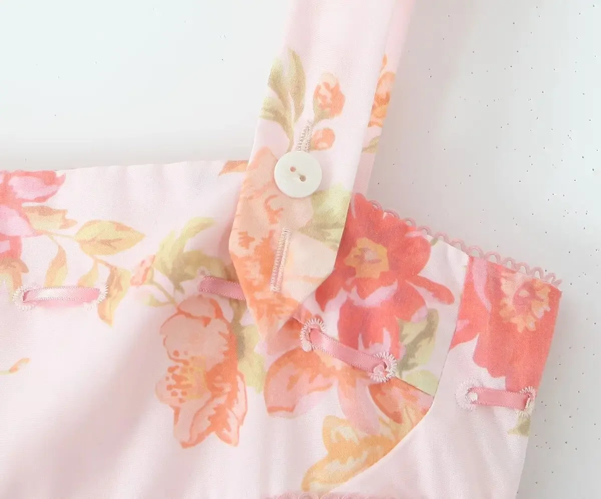 Rosé Garden Dress