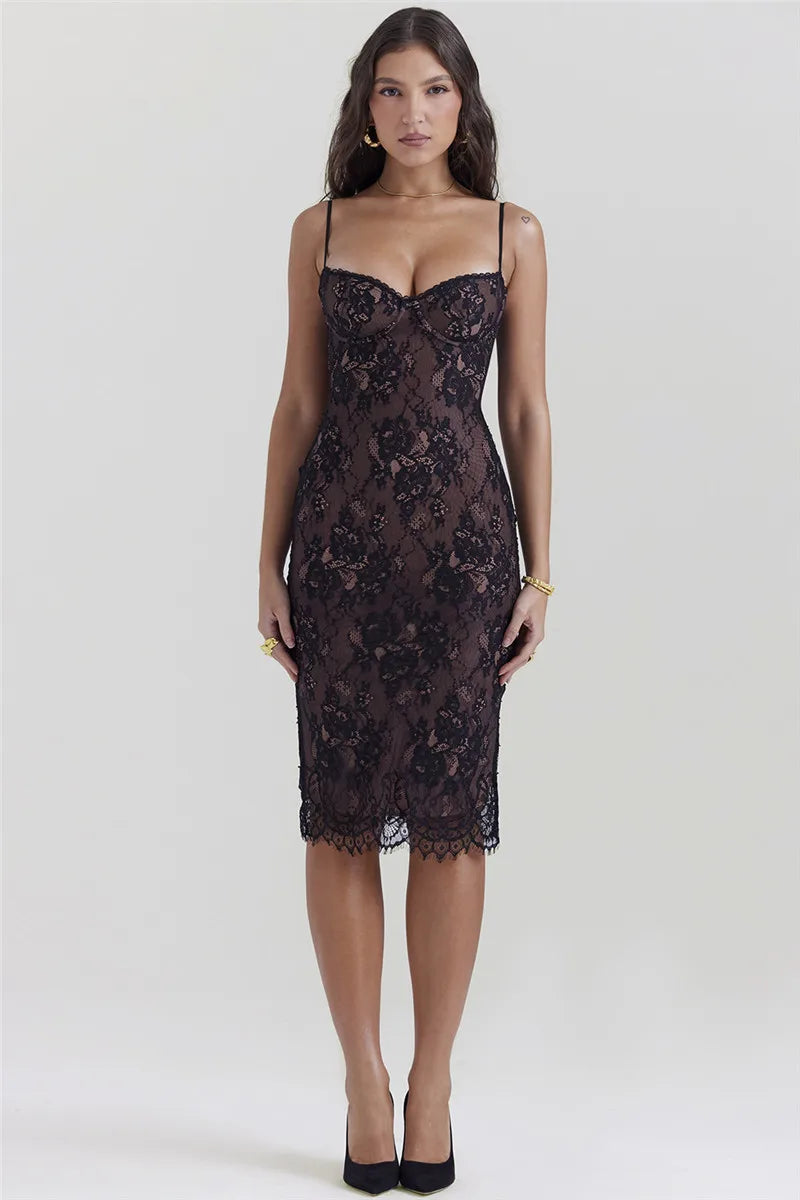 Noir Bloom Dress