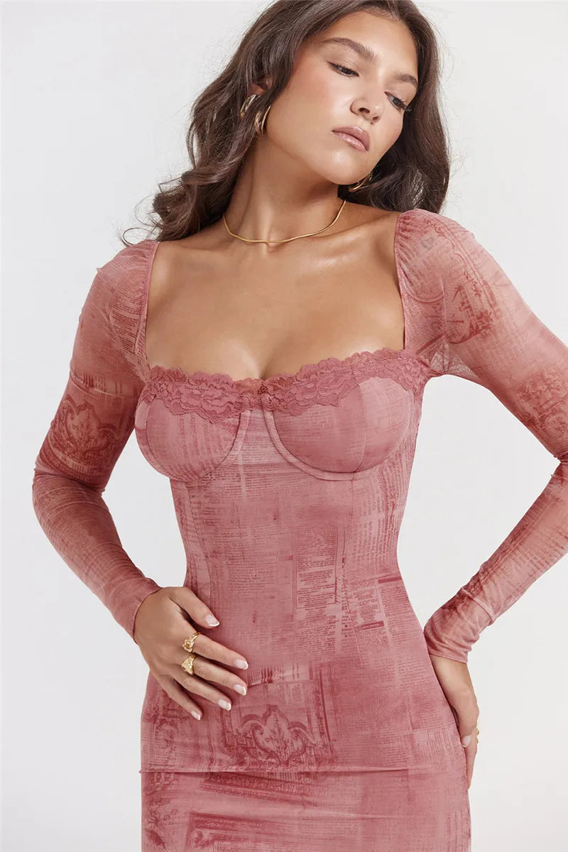 Velvet Echo Dress